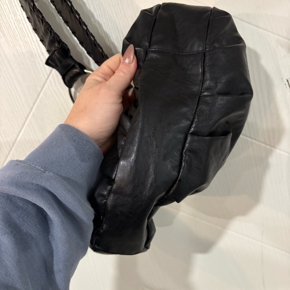 Vintage Y2K Aesthetic Faux Leather Hobo Bag - Picture 5 of 7